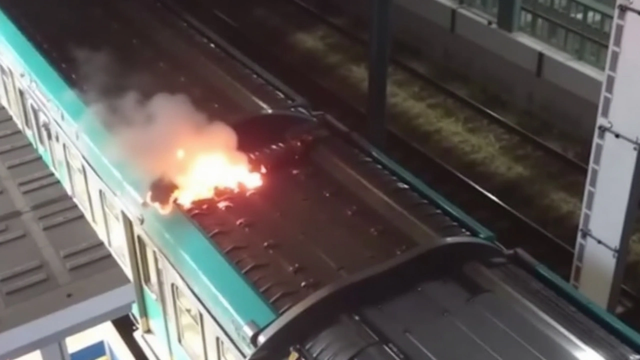 Incêndio em Trem da Linha 9-Esmeralda em São Paulo Alerta Passageiros