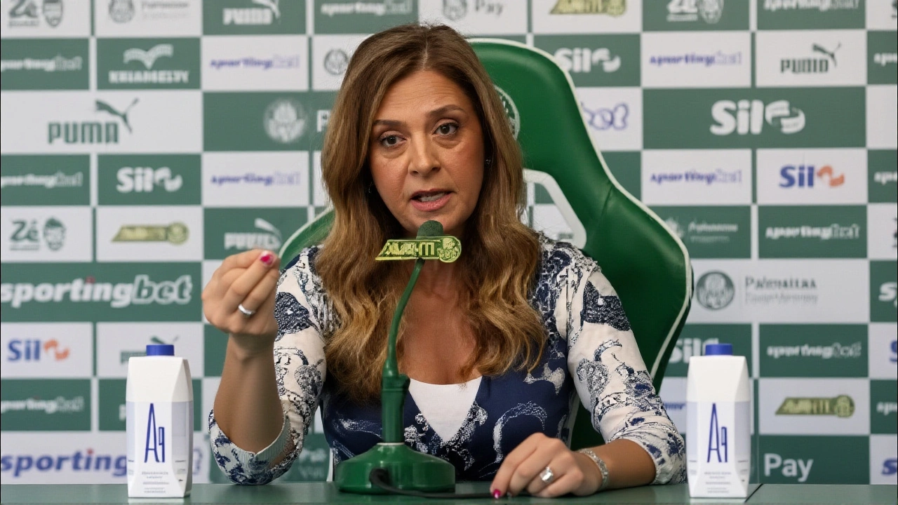 Justiça rejeita queixa-crime de Leila Pereira contra Dudu por declarações nas redes sociais